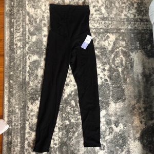 Black maternity leggings
